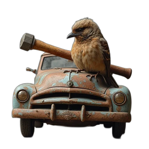 car, animal, weapon, furniture transparent PNG cut-out