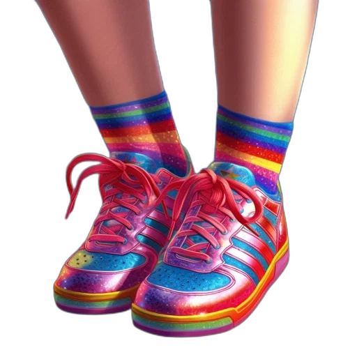shoes, dress, 3d render, photorealistic transparent PNG cut-out