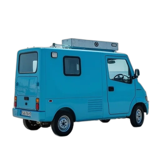 car, 3d render, concept art, blue transparent PNG cut-out