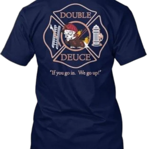 navy, blue, t-shirt, firefighter transparent PNG cut-out
