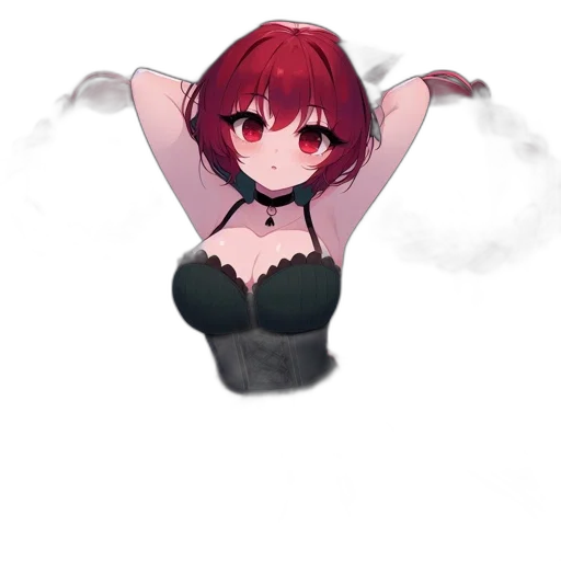 creature, staff, dress, umbrella transparent PNG cut-out