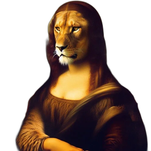 animal, face, creature, crown transparent PNG cut-out