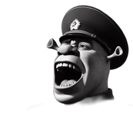 face, mask, weapon, creature transparent PNG cut-out