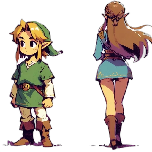 pixel art, concept art, watercolor, fantasy art transparent PNG cut-out
