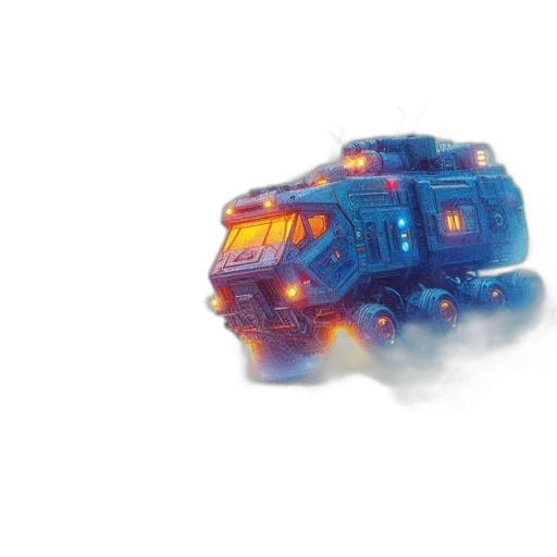 car, weapon, robot, concept art transparent PNG cut-out