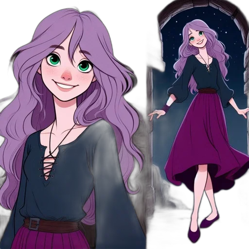 dress, concept art, cartoon, fantasy art transparent PNG cut-out