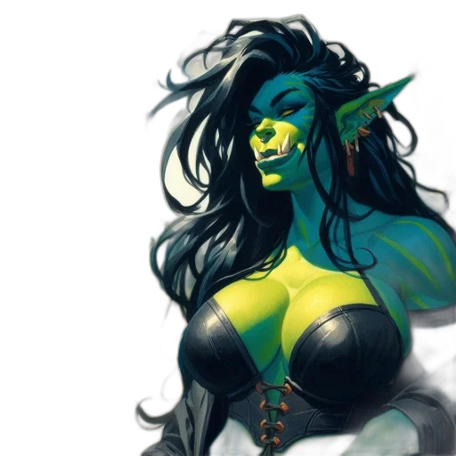 fantasy art, concept art, comic book art, pixel art transparent PNG cut-out