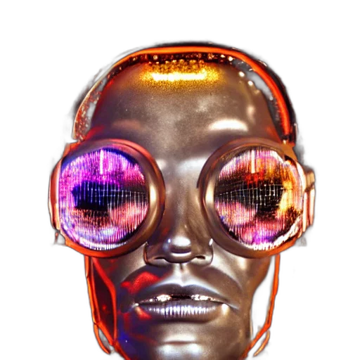 mask, face, robot, jewelry transparent PNG cut-out