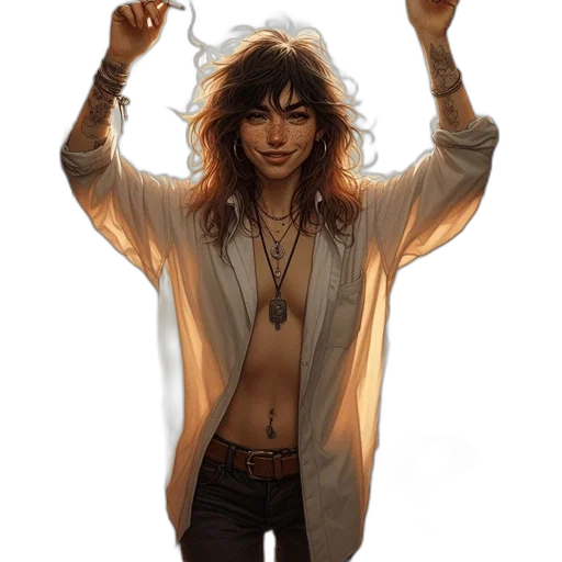 jewelry, jacket, concept art, photorealistic transparent PNG cut-out