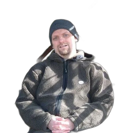 jacket, staff, hat, creature transparent PNG cut-out