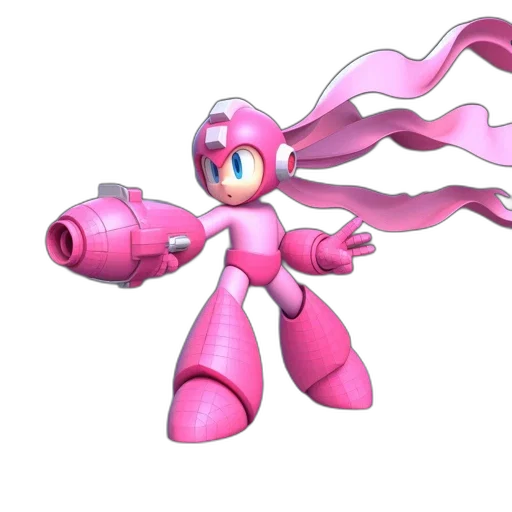 weapon, robot, staff, 3d render transparent PNG cut-out