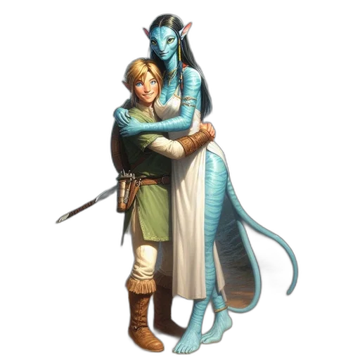 dragon, staff, sword, fantasy art transparent PNG cut-out