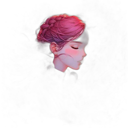 face, crown, hair, jewelry transparent PNG cut-out