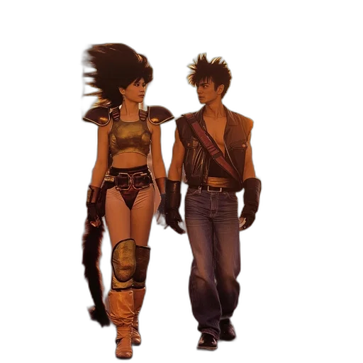 concept art, fantasy art, pixel art, comic book art transparent PNG cut-out