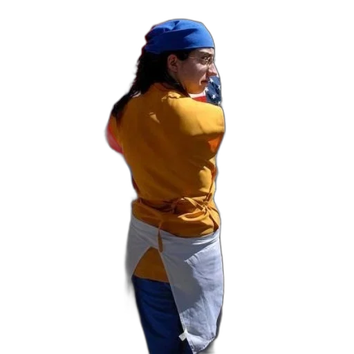 jacket, staff, hat, 3d render transparent PNG cut-out