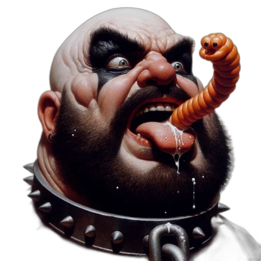 creature, face, staff, food transparent PNG cut-out