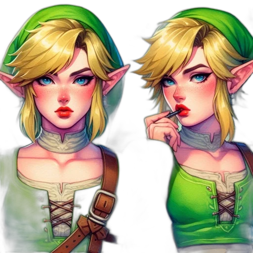fantasy art, concept art, pixel art, watercolor transparent PNG cut-out