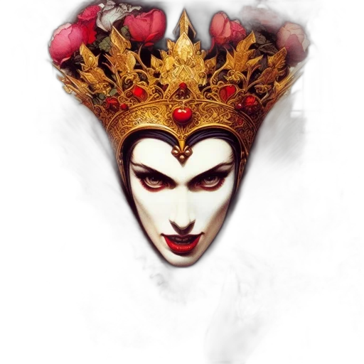 crown, mask, jewelry, face transparent PNG cut-out