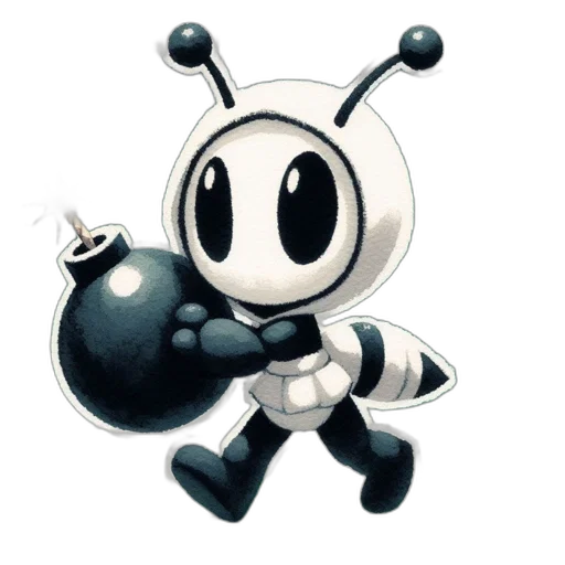 robot, staff, creature, animal transparent PNG cut-out