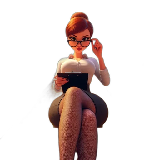 dress, staff, 3d render, concept art transparent PNG cut-out