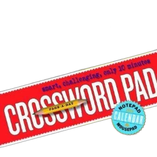 promotional, image, crossword, pad transparent PNG cut-out