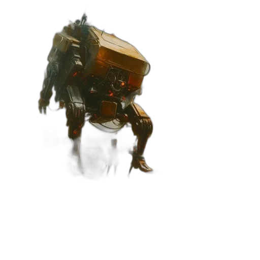 robot, creature, weapon, mask transparent PNG cut-out