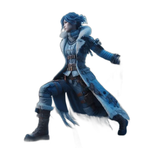 dragon, staff, jacket, concept art transparent PNG cut-out