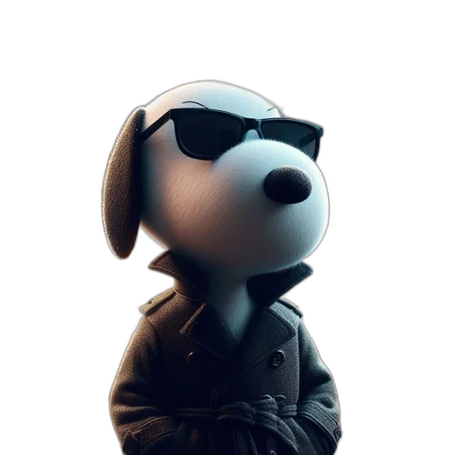 jacket, mask, staff, animal transparent PNG cut-out