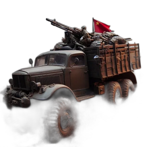 weapon, car, concept art, 3d render transparent PNG cut-out
