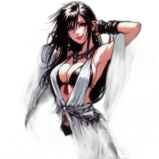 dress, fantasy art, concept art, comic book art transparent PNG cut-out