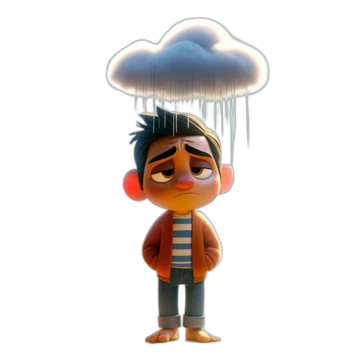 umbrella, jacket, concept art, cartoon transparent PNG cut-out