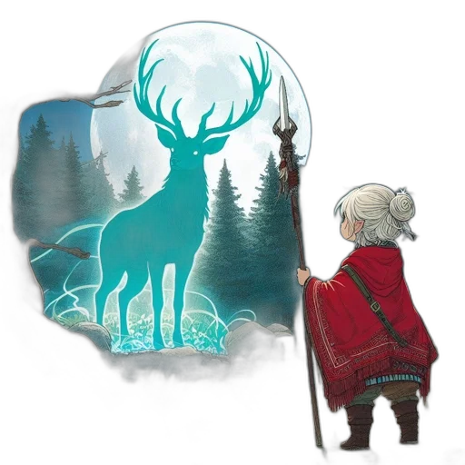 concept art, fantasy art, pixel art, watercolor transparent PNG cut-out
