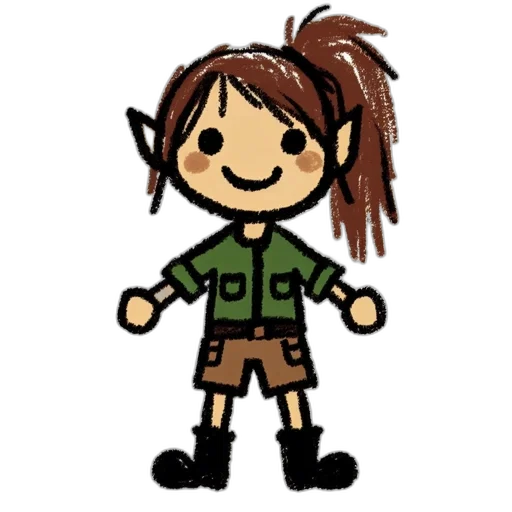 staff, jacket, creature, animal transparent PNG cut-out
