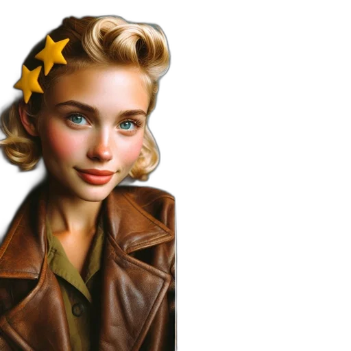 jacket, crown, jewelry, photorealistic transparent PNG cut-out