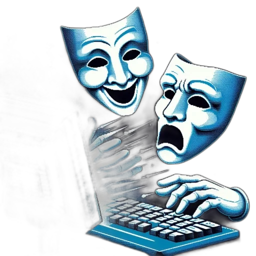 mask, face, juxtaposition, between transparent PNG cut-out