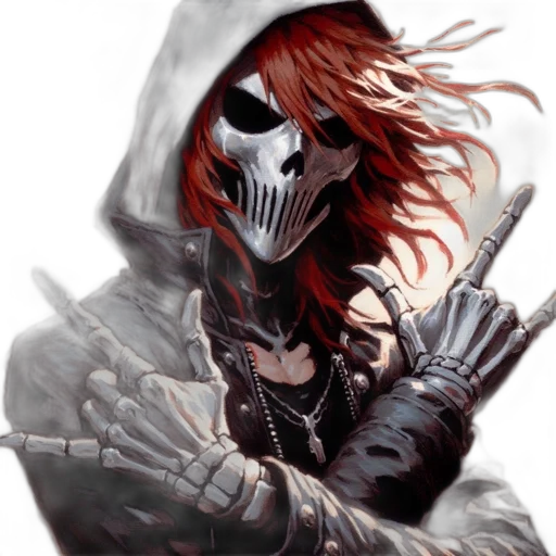 mask, jacket, face, comic book art transparent PNG cut-out