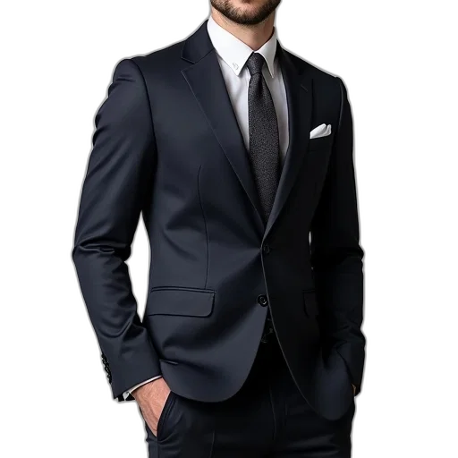 jacket, staff, photorealistic, 3d render transparent PNG cut-out