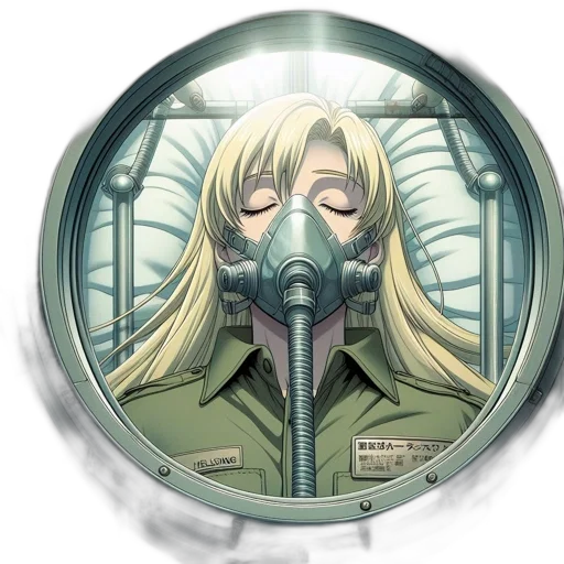 mask, comic book art, concept art, anime transparent PNG cut-out