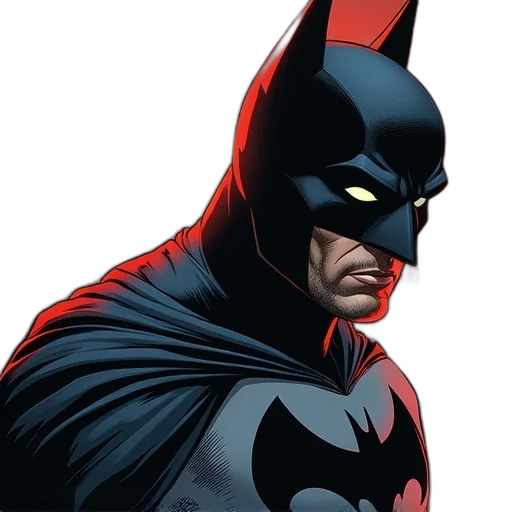 comic book art, concept art, batman, issue transparent PNG cut-out
