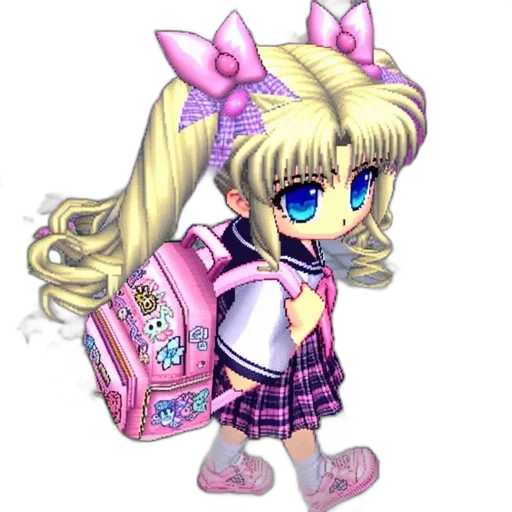 vaporwave, pixel art, cartoon, anime transparent PNG cut-out