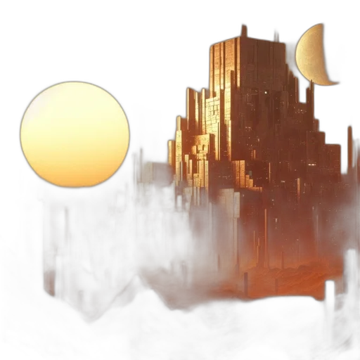 crown, concept art, 3d render, fantasy art transparent PNG cut-out