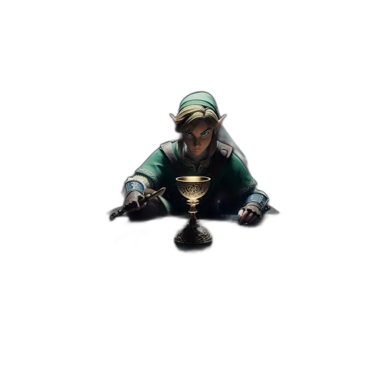 staff, crown, hat, creature transparent PNG cut-out