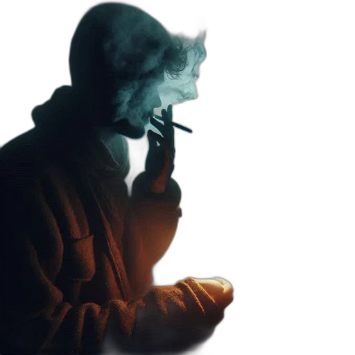 mask, jacket, face, staff transparent PNG cut-out