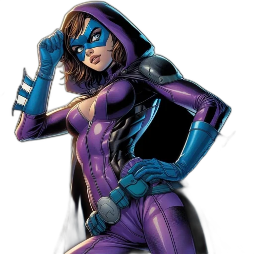 comic book art, concept art, cartoon, female transparent PNG cut-out