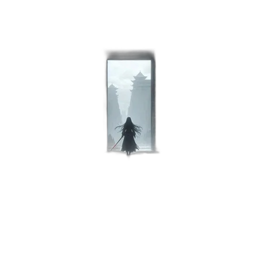 creature, tree, dress, sword transparent PNG cut-out