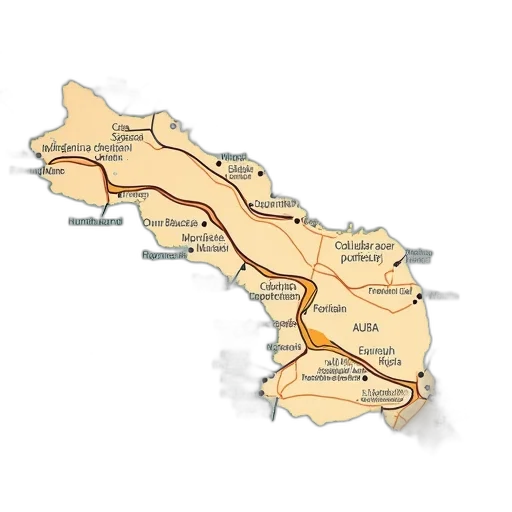 map, route, costa, ricas transparent PNG cut-out