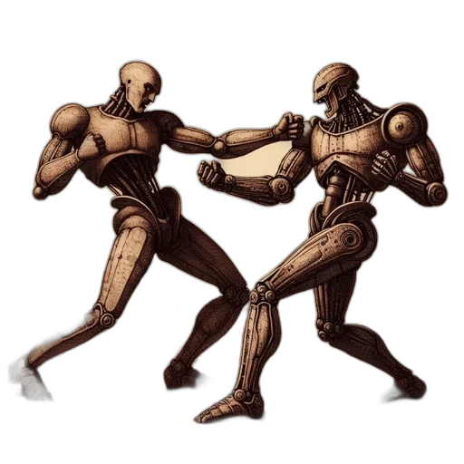 robot, weapon, concept art, comic book art transparent PNG cut-out