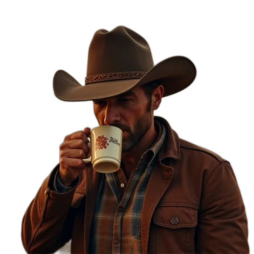 hat, jacket, photorealistic, concept art transparent PNG cut-out