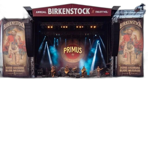 festival, featuring, birkenstock, presents transparent PNG cut-out