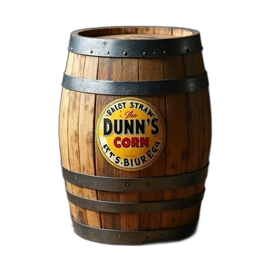 bottle, furniture, 3d render, rustic transparent PNG cut-out